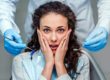 young woman suffering from dental anxiety