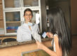 a woman asks her general dentist when to switch from a pediatric dentist