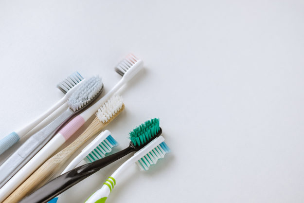 types of toothbrushes various types of toothbrushes on display